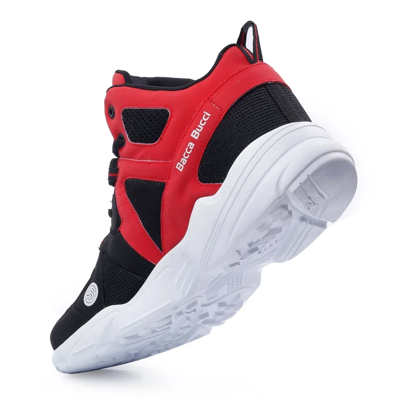 Bacca Bucci Red Caper High Top Shoes for Men | Best Price UAE